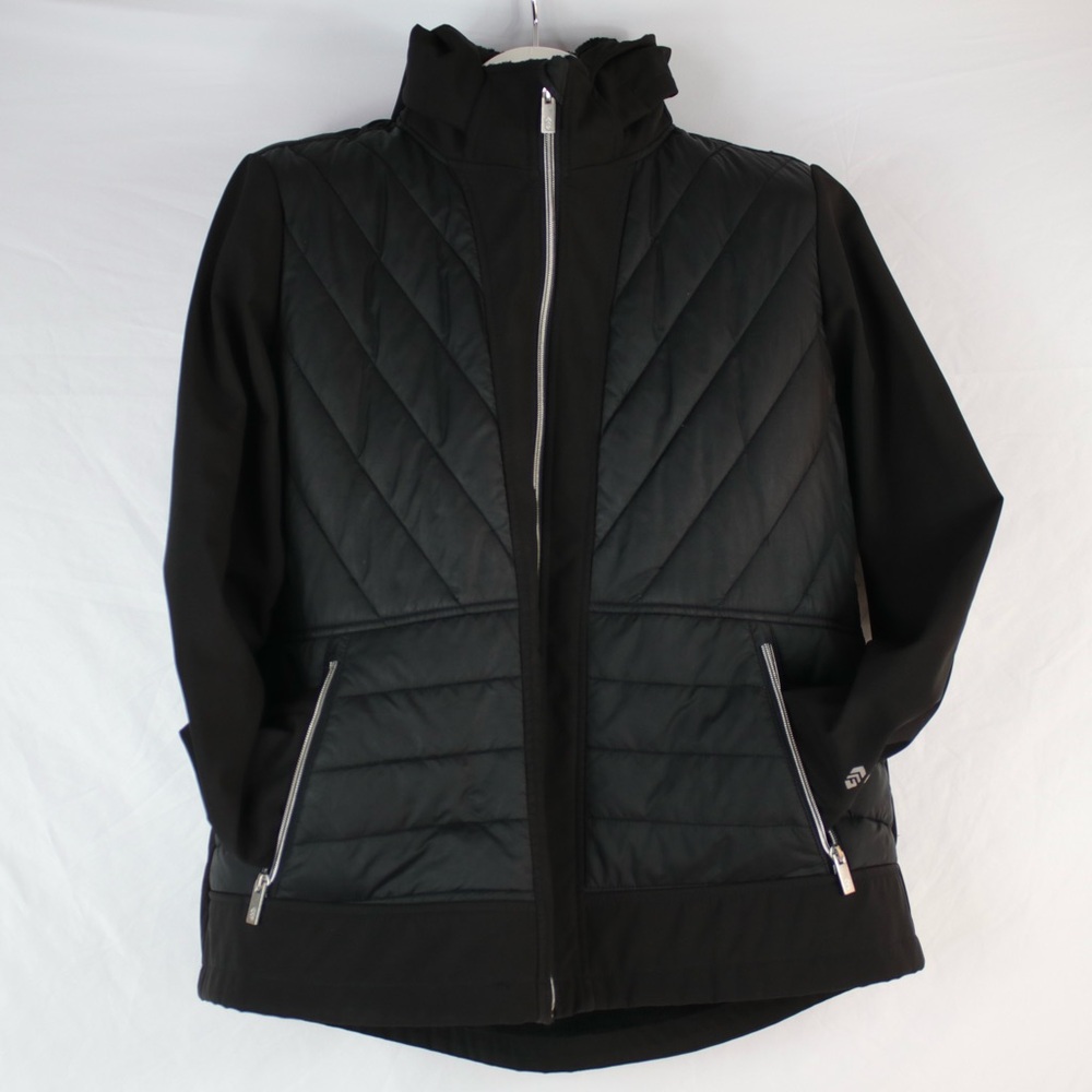 Free Country Black Full Zip Jacket Womens Size XL